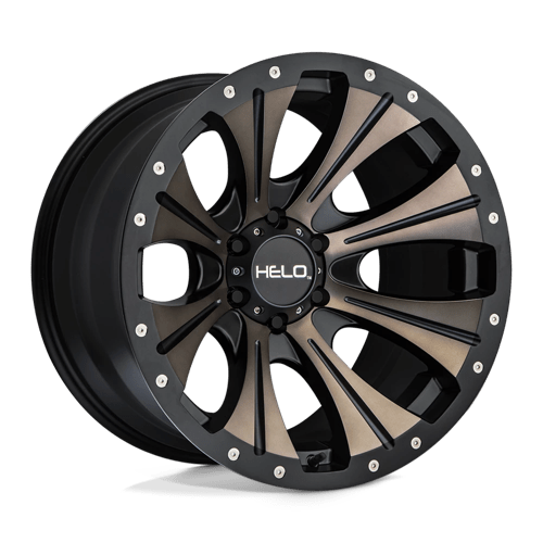 Helo HE901 20X9 6X135 S-BLK DTCC 18MM Wheels