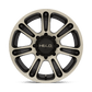 Helo HE904 20X9 8X6.5 S-BLK MACH DTCC 18MM Wheels