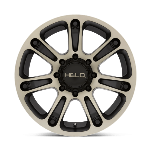 Helo HE904 20X9 8X6.5 S-BLK MACH DTCC 18MM Wheels