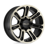 Helo HE904 20X9 8X6.5 S-BLK MACH DTCC 18MM Wheels
