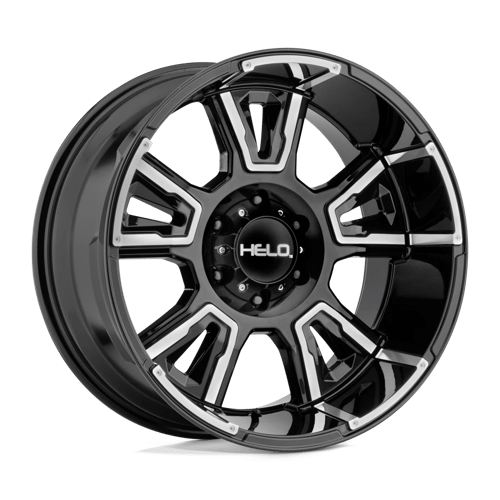 Helo HE914 20X9 8X6.5 G-BLK MACH 00MM Wheels