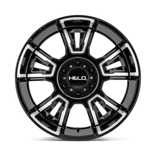 Helo HE914 20X9 6X135 G-BLK MACH 0MM Wheels