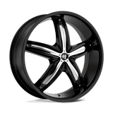 Helo HE844 22X8.5 98-127 G-BLK/CHR +45MM Wheels