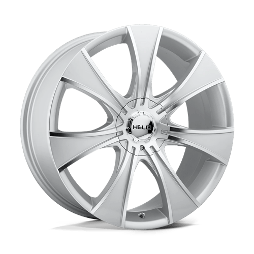 Helo HE874 20X8.5 4X100/4.25 SLV/MCH +21MM Wheels