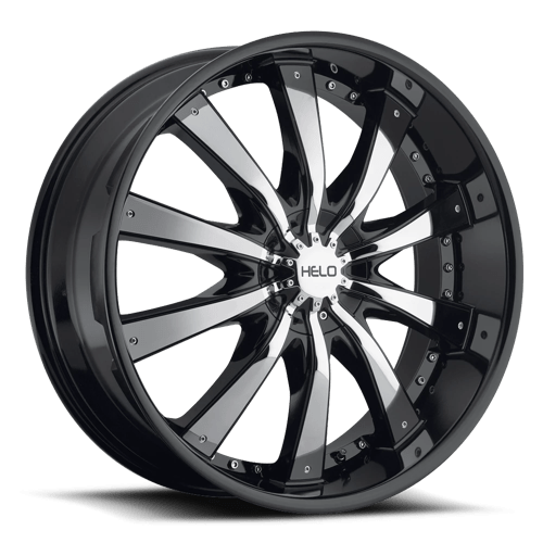 Helo HE875 26X9.5 6X135/5.5 G-BLK/CHR +15MM Wheels