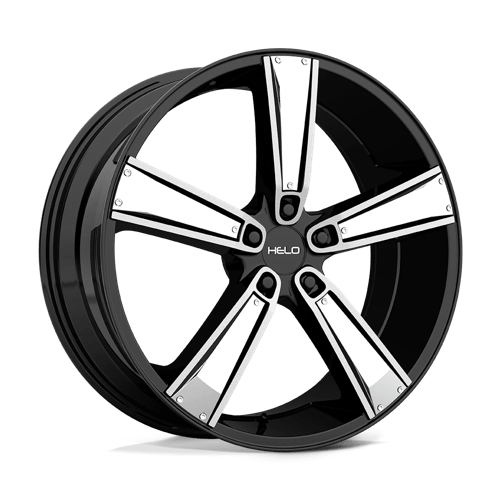 Helo HE899 18X8 5X120 S-BLK MACH GB-CH INS 38MM Wheels