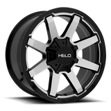 Helo HE909 20X9 8X6.5 G-BLK MACH 0MM Wheels