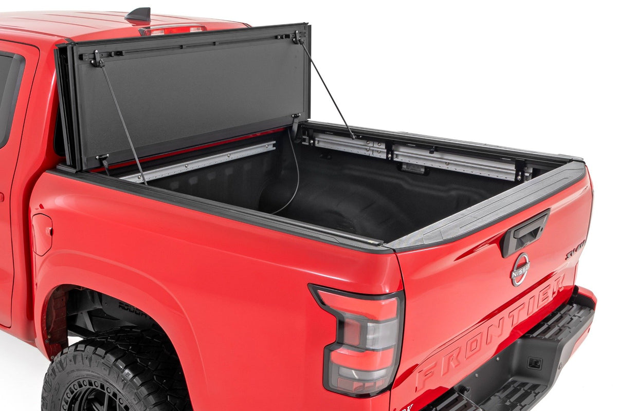 Hard Tri-Fold Flip Up Bed Cover | 5' Bed | Nissan Frontier (22-24)