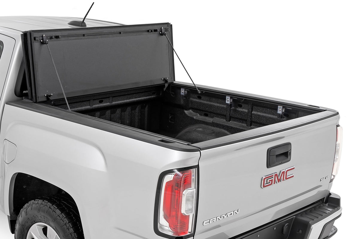 Hard Tri-Fold Flip Up Bed Cover | 6' Bed | Chevy/GMC Canyon/Colorado (15-26)