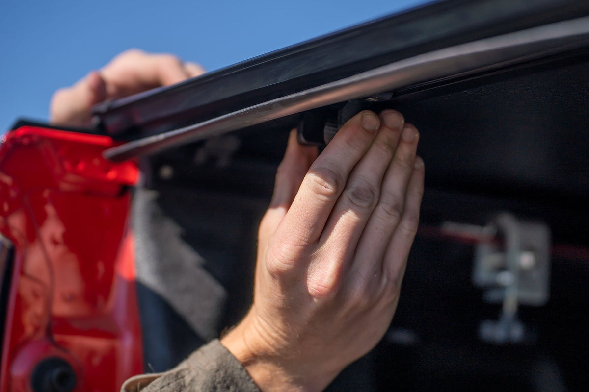 Hard Tri-Fold Flip Up Bed Cover | 6'7" Bed | Chevy/GMC Sierra 1500 (19-26)/Silverado 1500 (19-26)