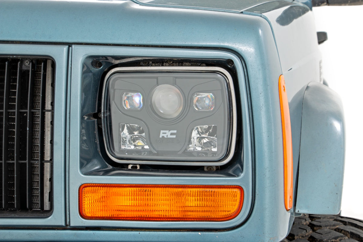 Headlights | Rectangle | 5"x7" | Jeep Cherokee XJ 2WD/4WD (84-01)