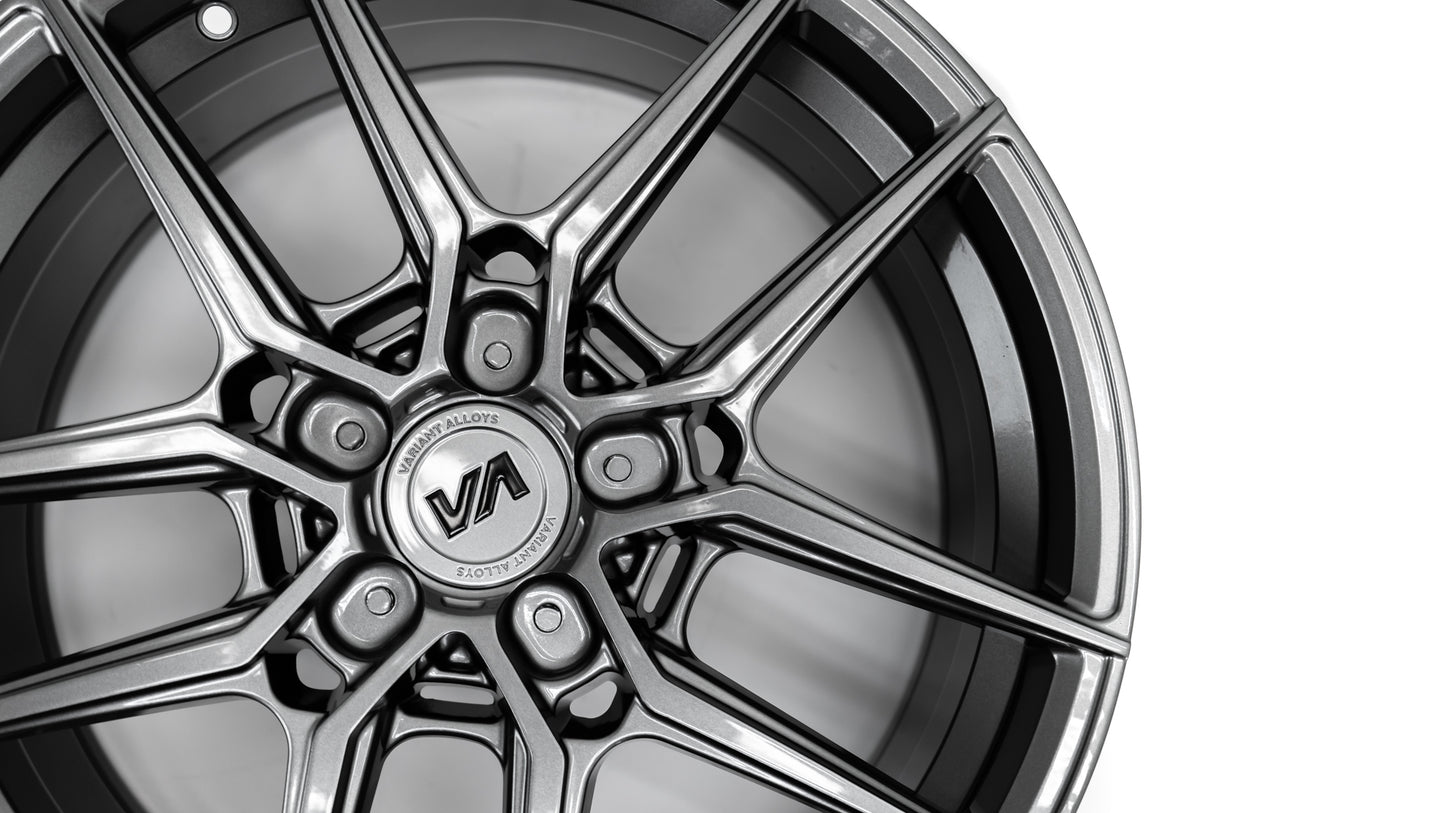 20x9 Gloss Gunmetal Cold Forged Collection HELIUM Variant Forged  Alloy Wheels