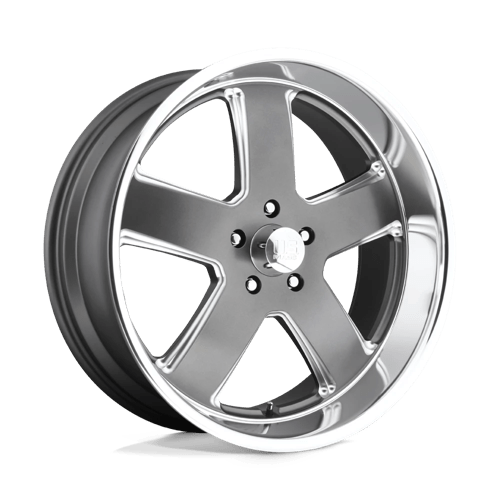 US Mag 1PC HUSTLER 22X11 5X115 71.5 GD +18 Wheels