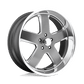 US Mag 1PC 22X9 HUSTLER 5X115 GD 5.5/14 71.8 Wheels