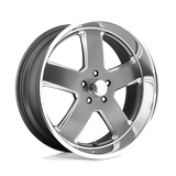US Mag 1PC 22X9 HUSTLER 5X115 GD 5.5/14 71.8 Wheels