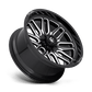 Fuel 1PC D662 22X10 8X6.5 GL-BLK-MIL -18MM Wheels