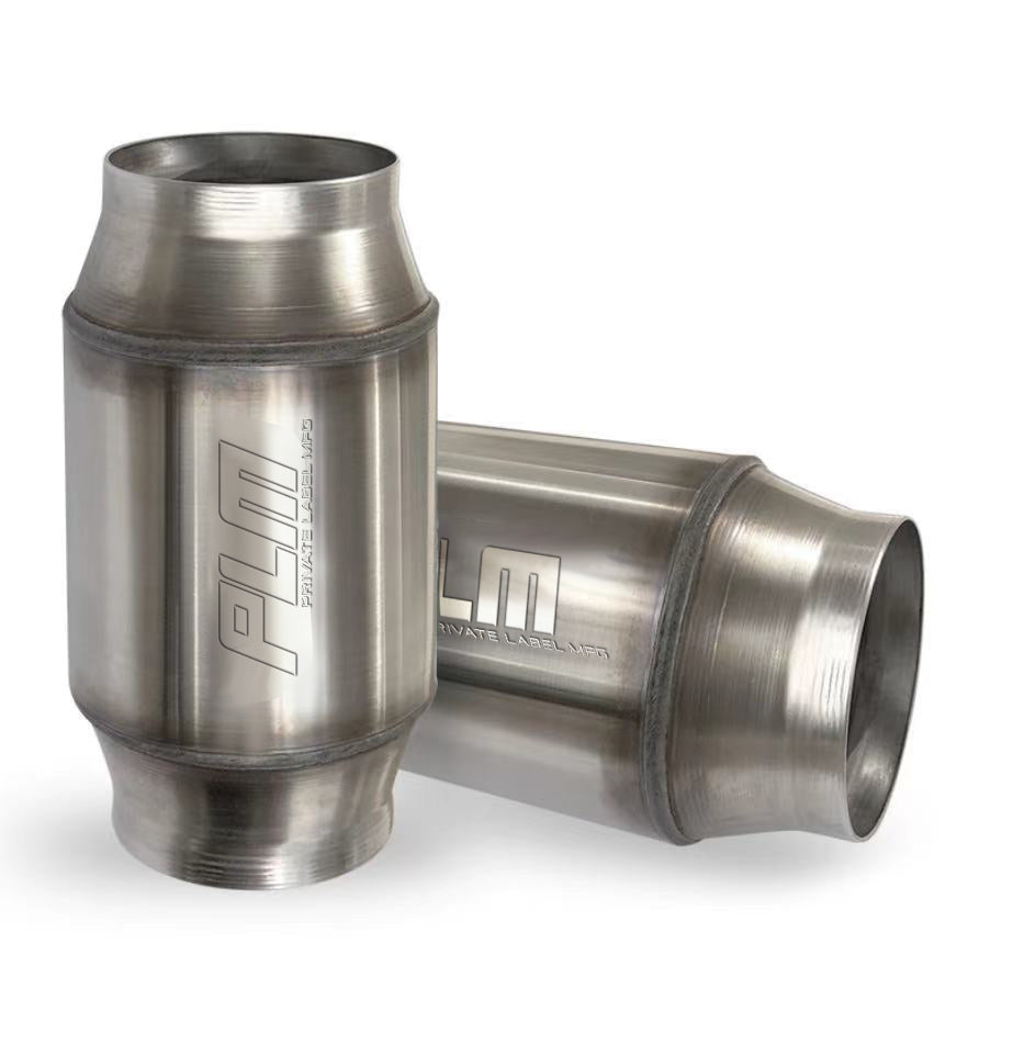 PLM High Flow Performance Metallic Catalytic Converter & Flange Extension Pipe