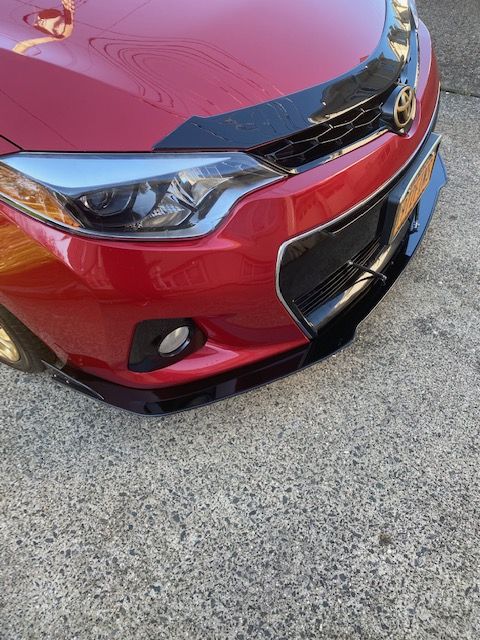 2014-2016 Toyota Corolla S 2PC Front Splitter