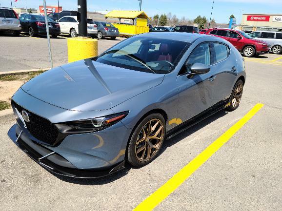 2019-2022 Mazda 3 Sedan/Hatchback 2PC Front Splitter