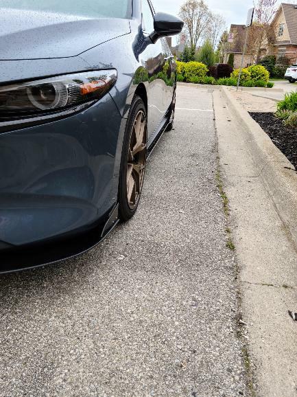 2019-2023 Mazda 3 Sedan/Hatchback 2PC Side Splitters