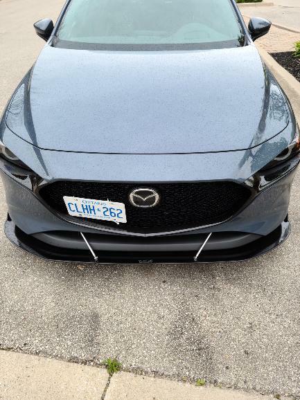 2019-2022 Mazda 3 Sedan/Hatchback 2PC Front Splitter