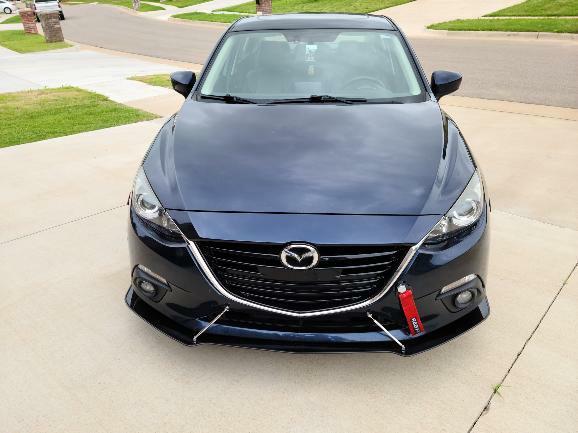 2014-2016 Mazda 3 Sedan/Hatchback 2PC Front Splitter