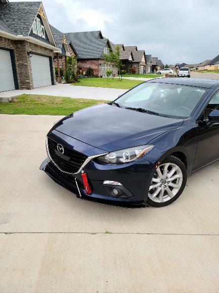 2014-2016 Mazda 3 Sedan/Hatchback 2PC Front Splitter