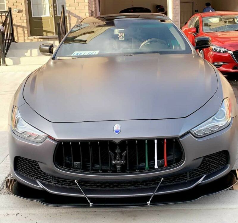2014-2017 Maserati Ghibli 2PC Front Splitter