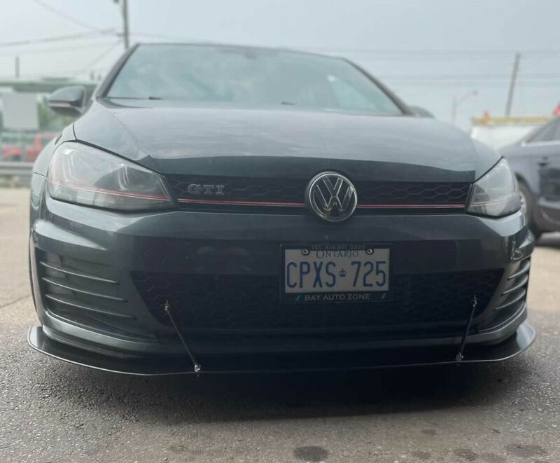 2015-2017 Volkswagen GTI MK7 2PC Front Splitter