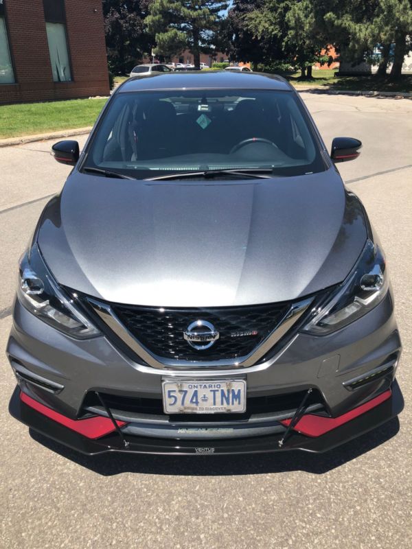 2017-2019 Nissan Sentra Nismo 2PC Front Splitter