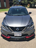 2017-2019 Nissan Sentra Nismo 2PC Front Splitter