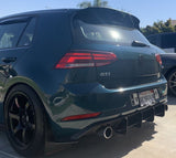 2018-2021 Volkswagen Golf GTI MK7.5 Rear Diffuser+Rear Corner Spats