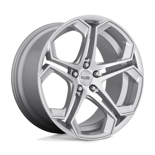 Foose 1PC F170 20X9 5X4.5 GL-SLVR-MACH 35MM Wheels