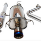 Invidia 97-01 Prelude Q300 Titanium Rolled Tip Cat-back Exhaust **Fits BASE Model ONLY**