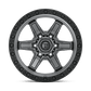 Fuel 1PC D698 KICKER 17X9 6X4.5 66.3 GDB 01MM Wheels