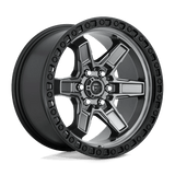 Fuel 1PC KICKER 17X9 6X4.5 66.06 GDB +12 Wheels
