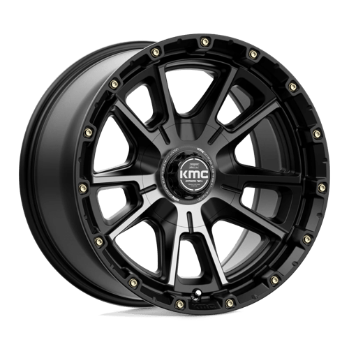 KMC KM100 20X9 5X5.0/5.5 S-BLK GTCC 18MM Wheels