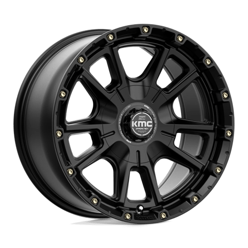 KMC KM100 17X9 6X135/5.5 S-BLK 18MM Wheels