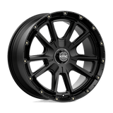 KMC KM100 20X9 6X4.5/5.5 S-BLK 18MM Wheels