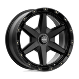 KMC KM101 20X9 6X4.5/5.5 S-BLK 18MM Wheels