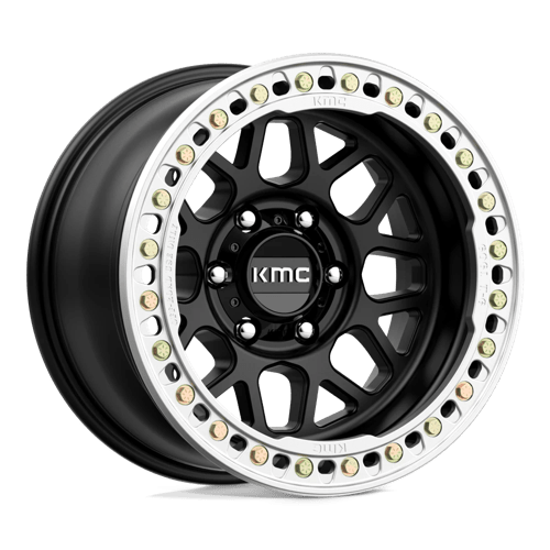 KMC GRENADE CRAWL BL 17X9 6X5.5 S-BLK -38 Wheels