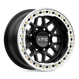 KMC GRENADE CRAWL BL 17X9 8X6.5 S-BLK -38 Wheels