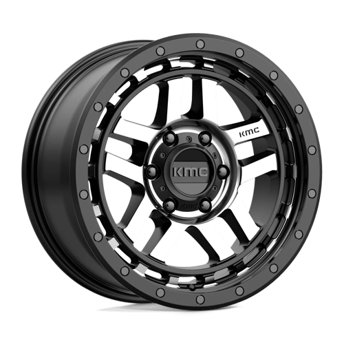 KMC KM540 18X8.5 6X4.5 S-BLK MACH 18MM Wheels