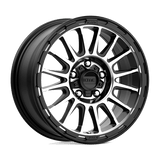KMC KM542 16X8 6X5.5 S-BLK MACH 00MM Wheels