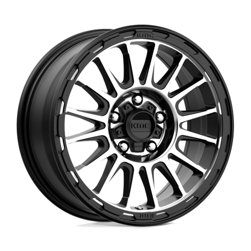 KMC KM542 18X9 6X5.5 S-BLK MACH 00MM Wheels