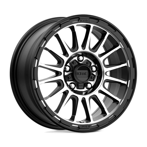 KMC KM542 17X8.5 5X5.0 S-BLK MACH 00MM Wheels