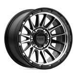 KMC KM542 17X9 6X5.5 S-BLK MACH -12MM Wheels