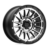 KMC KM542 17X9 5X5.0 S-BLK MACH 18MM Wheels