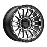 KMC KM542 18X9 6X5.5 S-BLK MACH 18MM Wheels