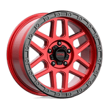 KMC KM544 17X9 5X150 C-RED BLK-LP -12MM Wheels